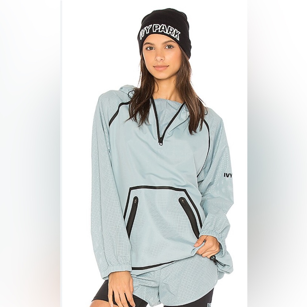 Ivy Park Mesh Sleeve Hoodie